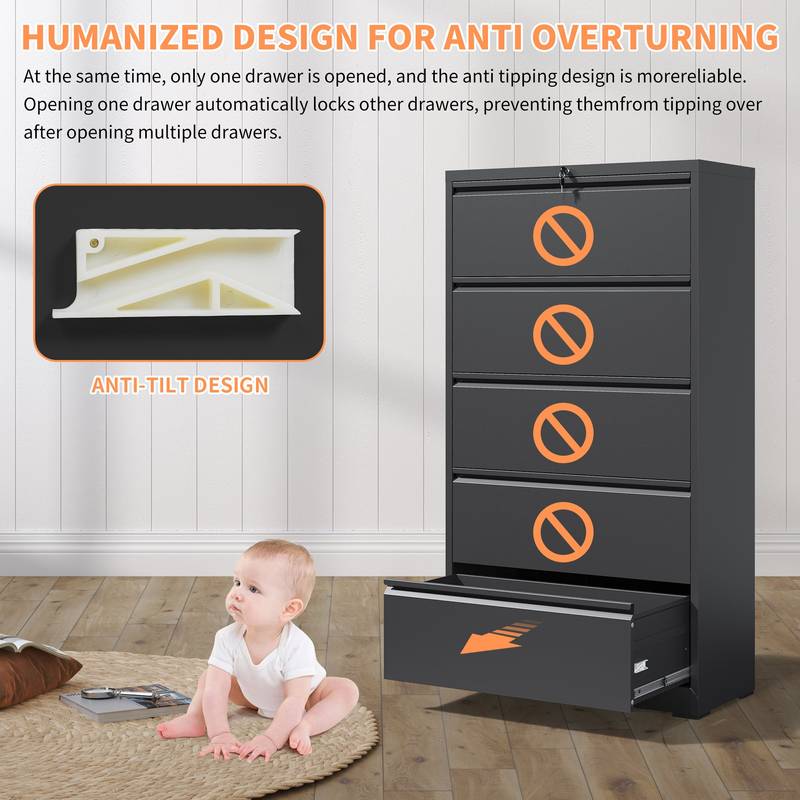 Secure Storage File Cabinet