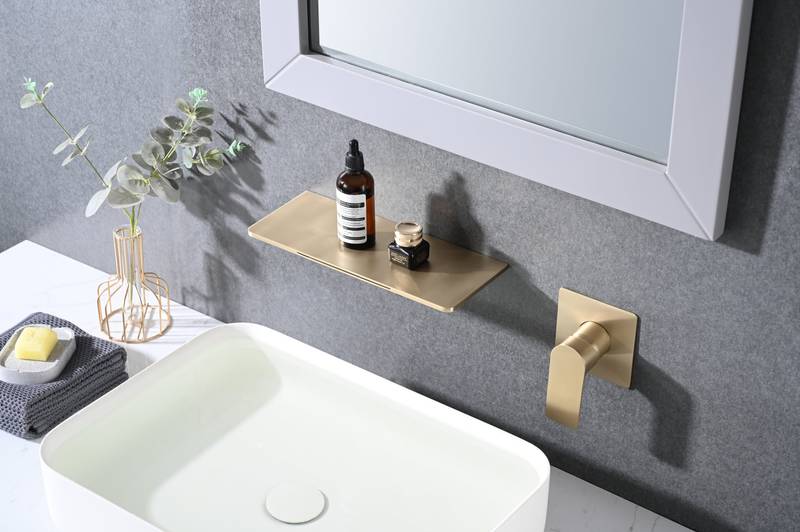 Sleek Waterfall Wall Faucet for Bathrooms