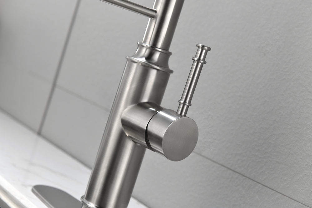 Sleek Pull-Down Kitchen Faucet with Sprayer