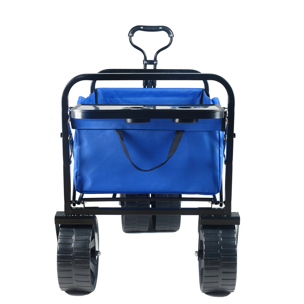 Blue Folding Wagon for All Your Adventures