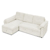 Cozy Convertible Corduroy Sofa Bed with Storage