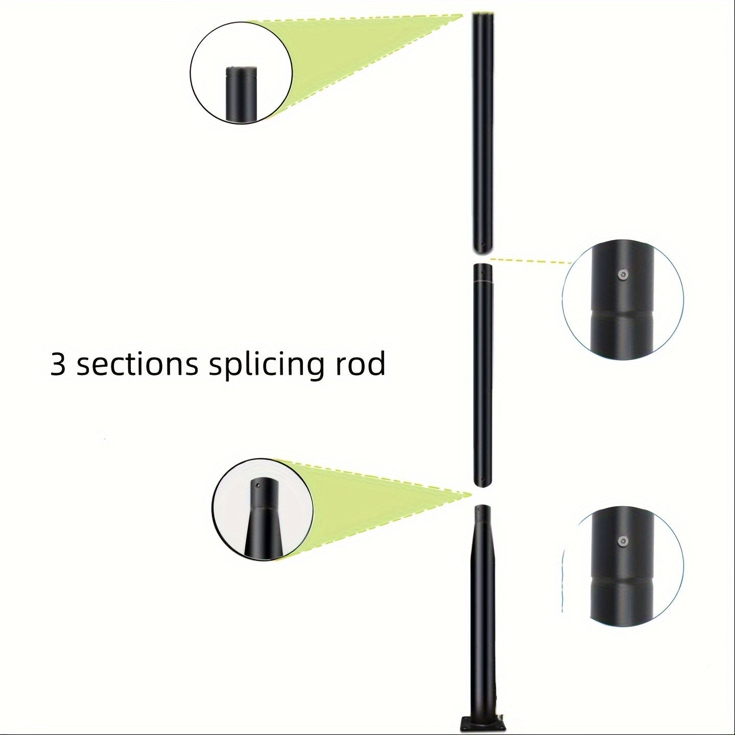 BrightBeam Solar Lamp Post