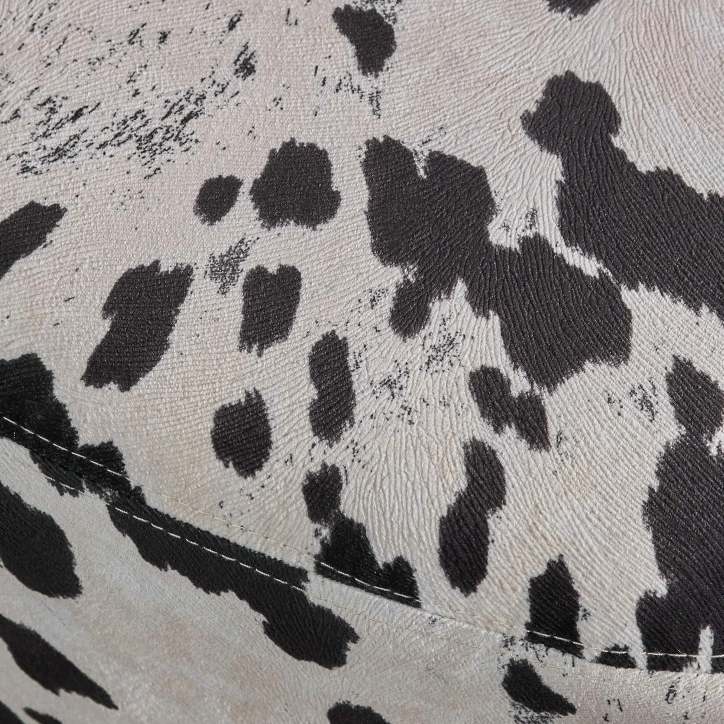 Cow Delight Velvet Ottoman