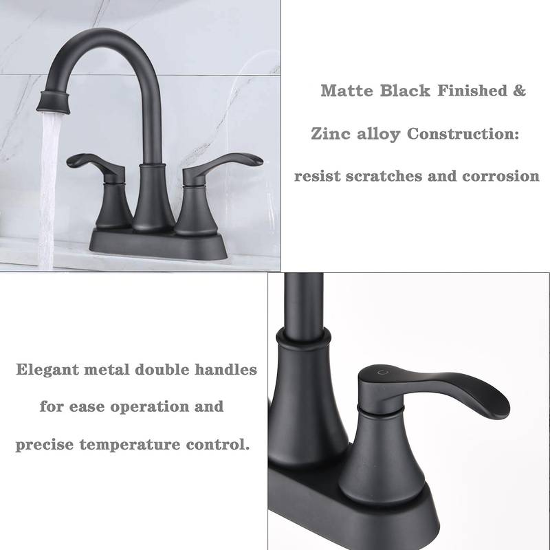 Charming Double-Handle Bathroom Faucet