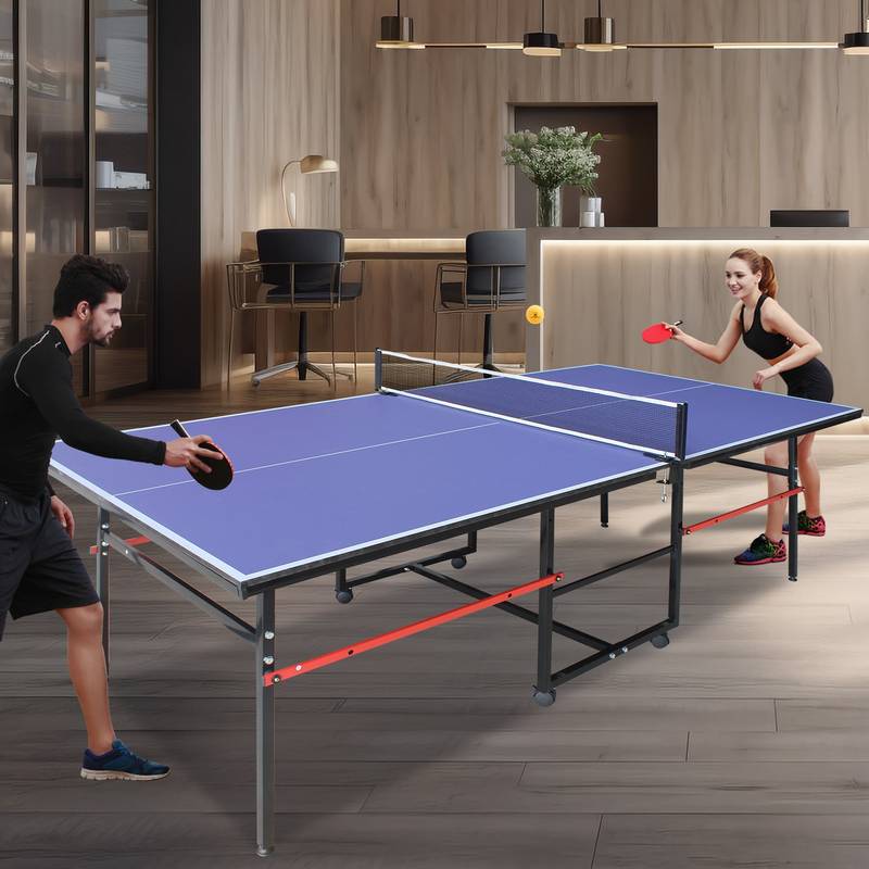 Ping Pong Pro Table Set – Foldable Fun for Indoors & Outdoors!