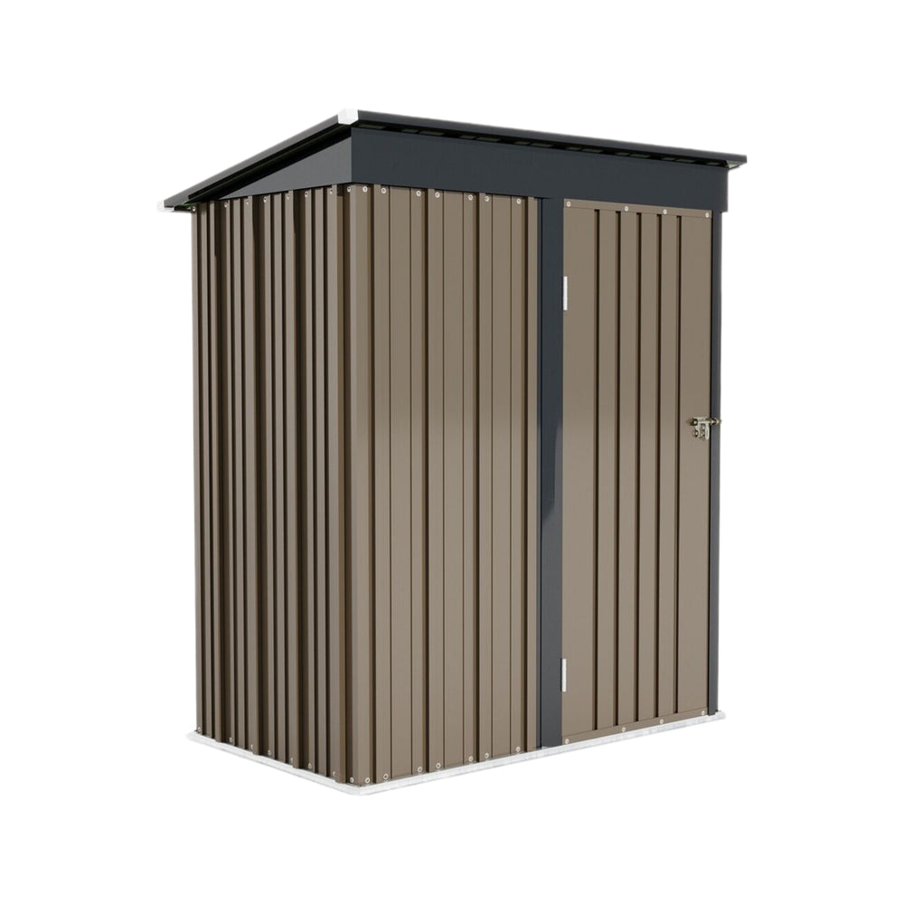 Cozy Corner Metal Shed for Your Garden