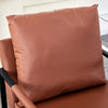 Chic Leather Armchair Duo