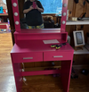 Glam Glow Vanity Desk with Adjustable Lights