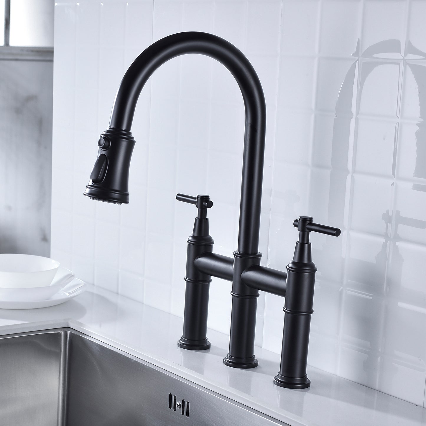 Spotless Pull-Down Kitchen Faucet