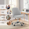 Cozy Glide Armless Desk Chair for Small Spaces