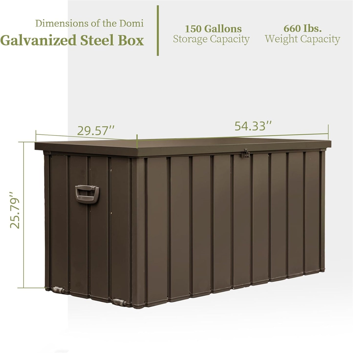 Rainproof Outdoor Storage Chest - Perfect for Cushions, Pillows, and Tools!