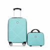 Light Blue Spinner Luggage Set