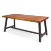 Rustic Charm Outdoor Dining Table