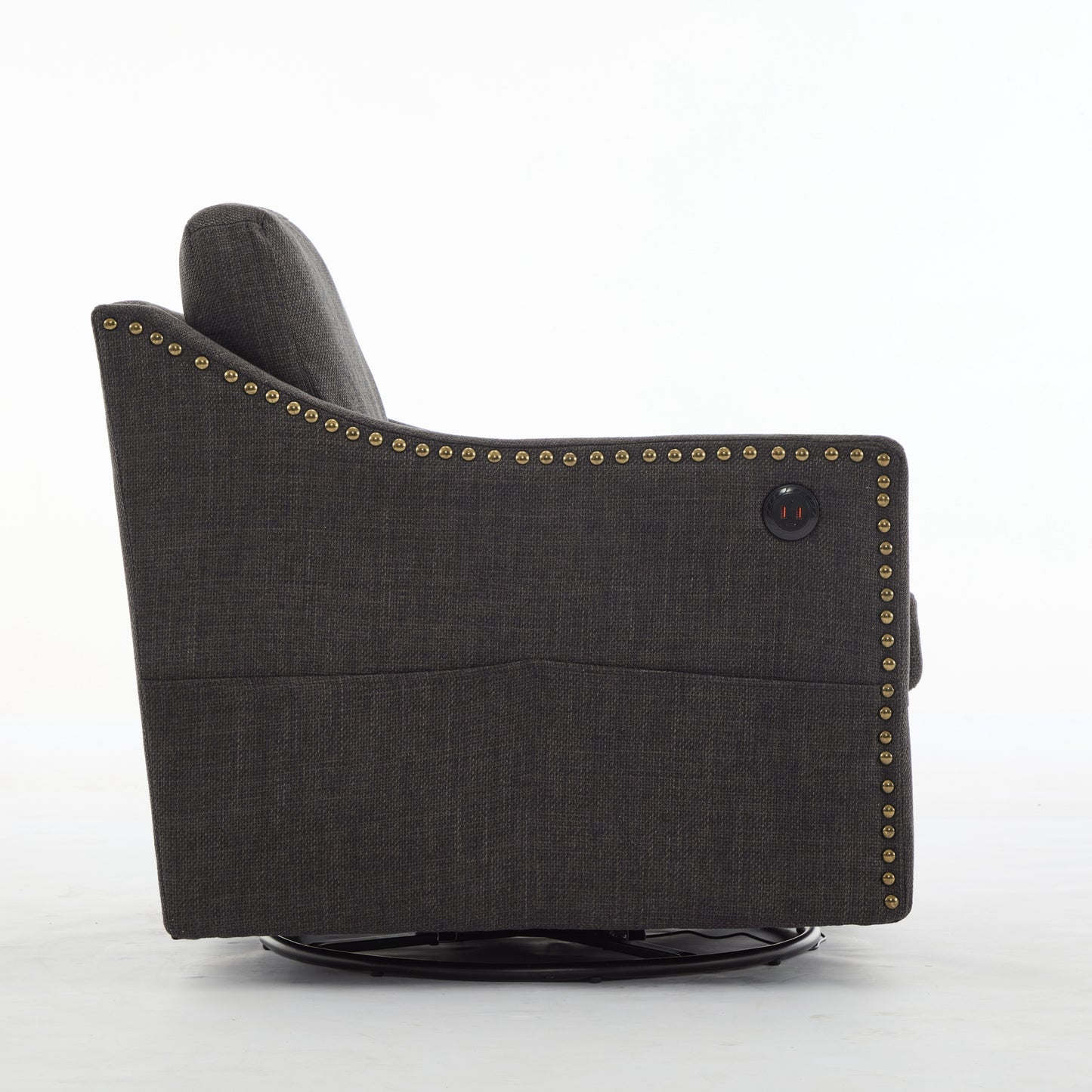 Swivel & Charge Accent Chair