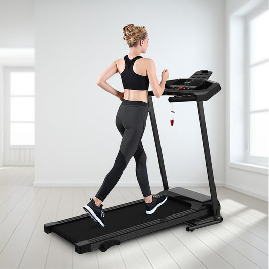 HomeFit Electric Treadmill - Foldable with Incline & Phone Holder