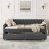 Chic Twin Daybed with Storage Drawers