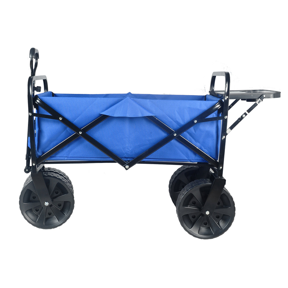 Blue Folding Wagon for All Your Adventures