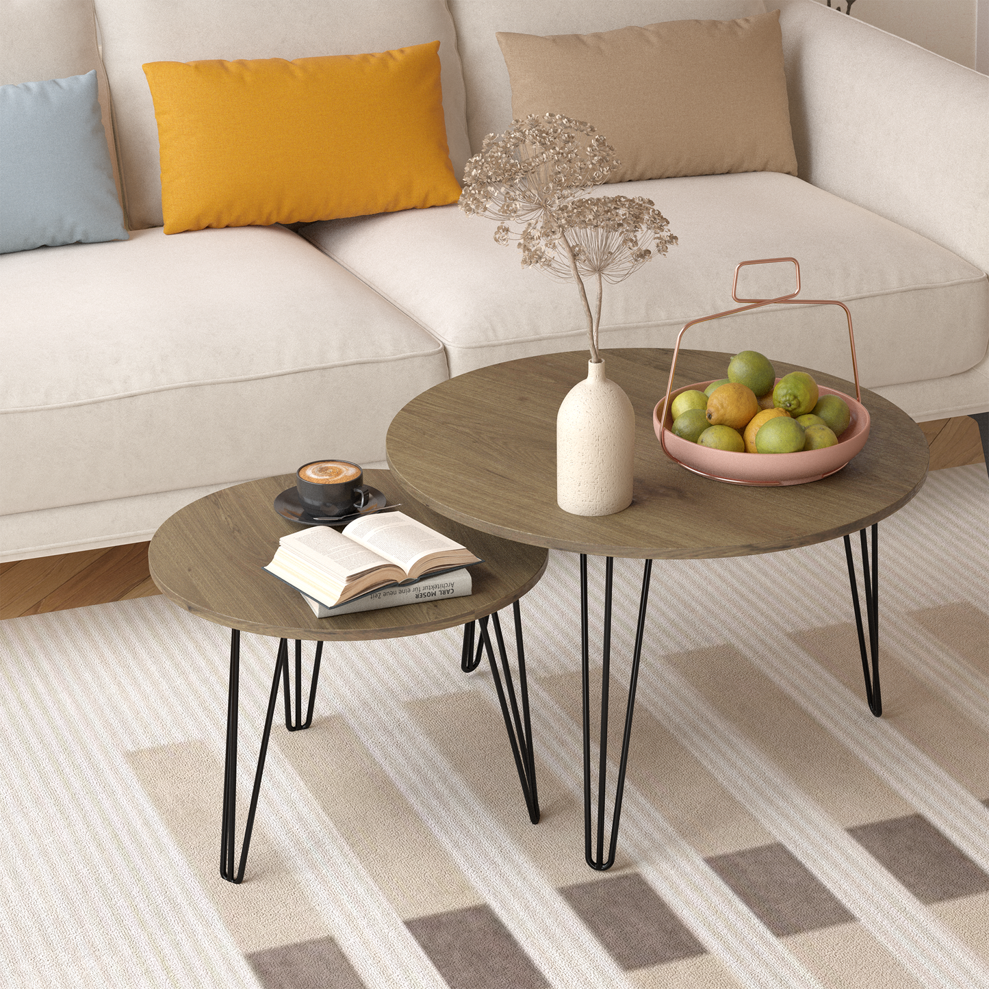 Cozy Nesting Coffee Table Duo