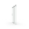 Sleek Soft-Close Frameless Shower Door in Brushed Nickel