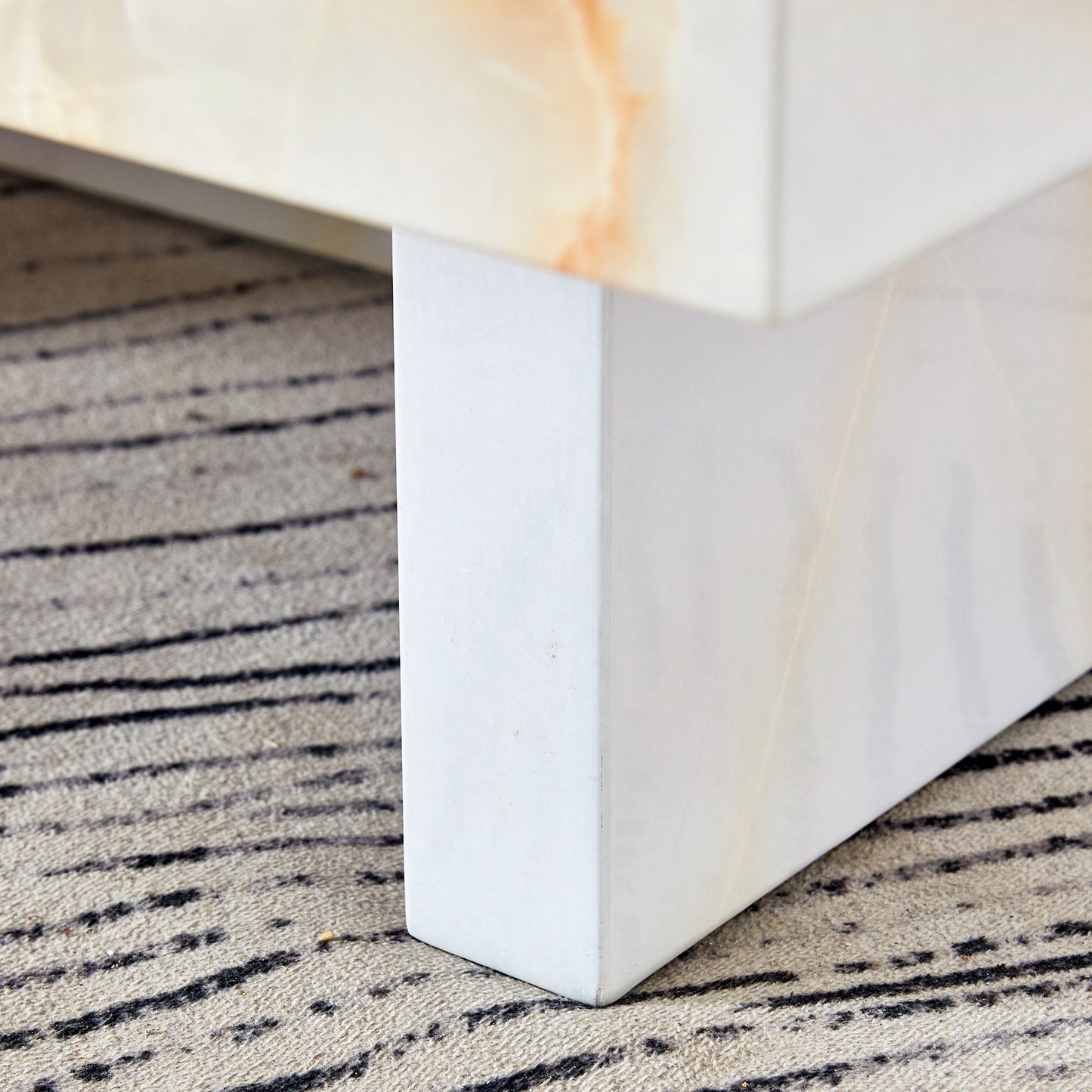 Elegant Marble-Inspired Coffee Table