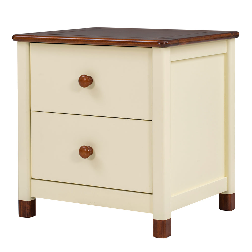 Charming Kids’ Nightstand with Two Drawers