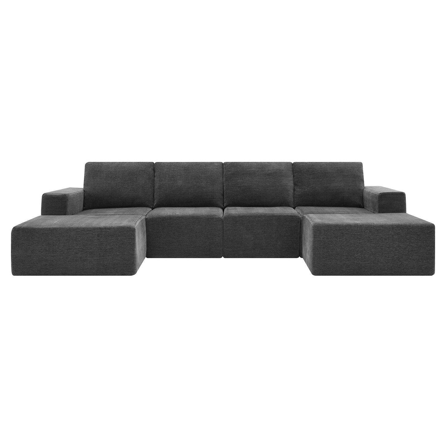 Cozy Modular U-Shaped Sofa Set