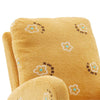 Cozy Mustard Rocker: Modern Mid-Century Accent Chair