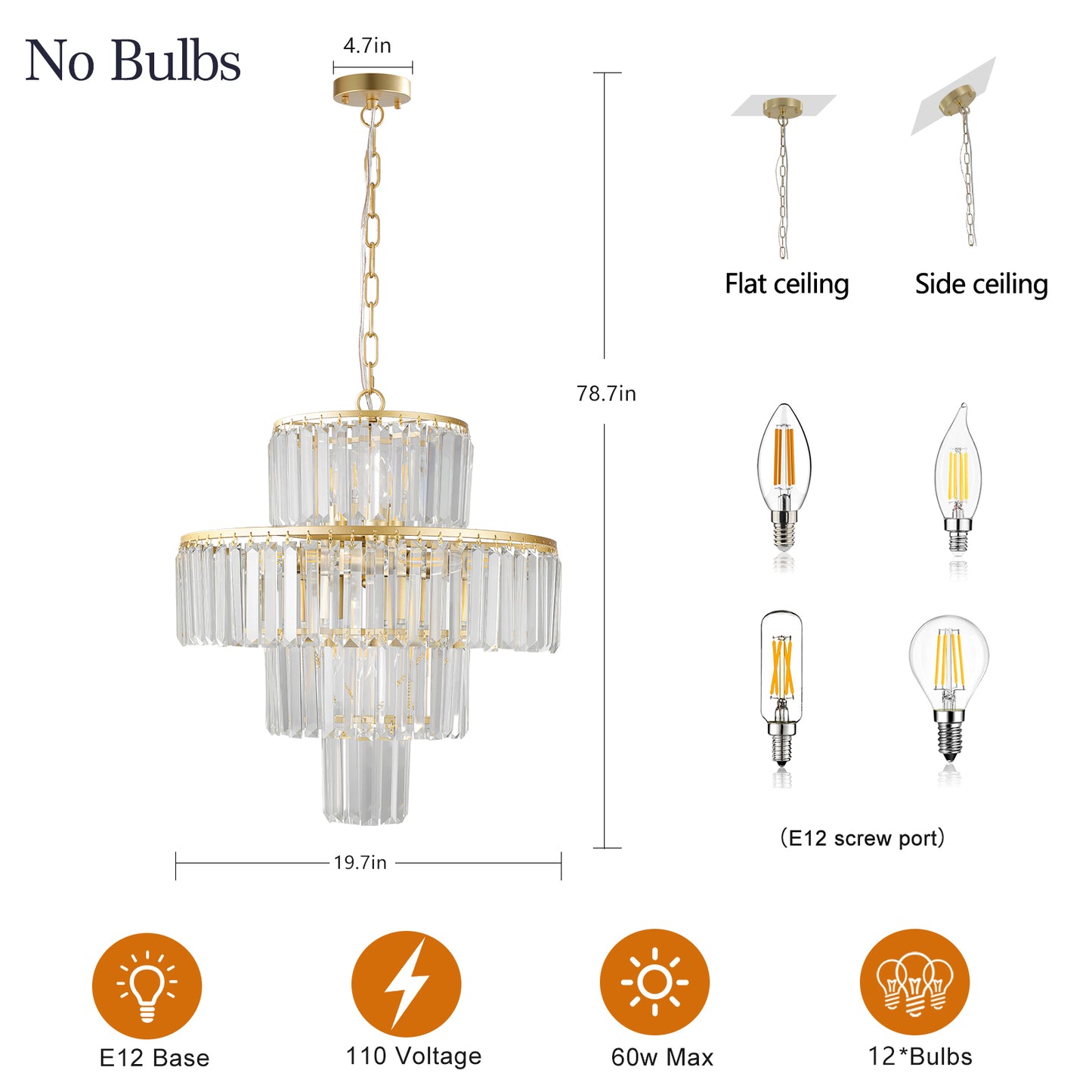 Elegant Crystal Pendant Chandelier for Any Room