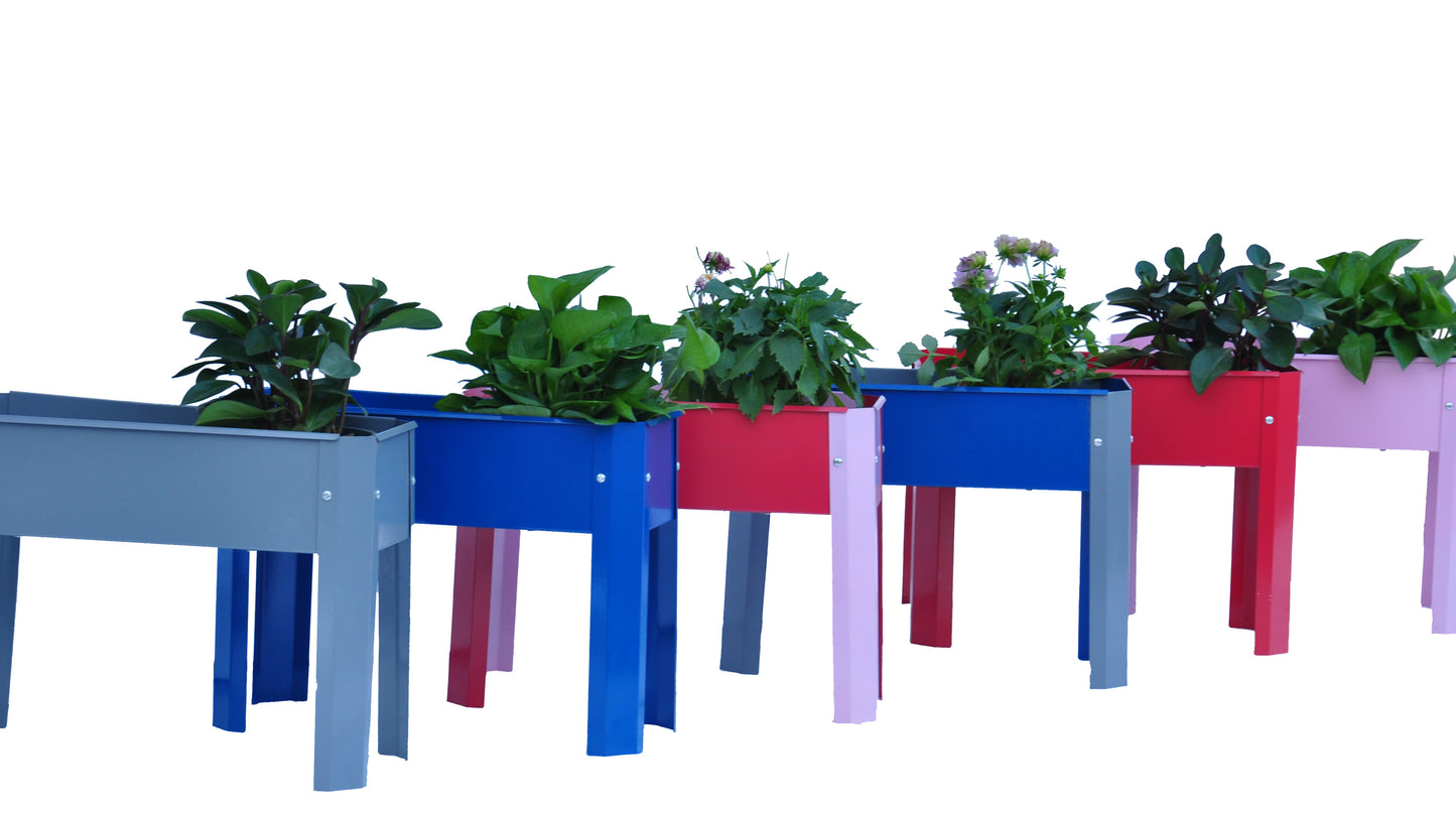 Garden Grow Box: Stylish Elevated Planter for Flowers and Veggies