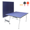 Easy Set-Up Ping Pong Table - Foldable & Portable Game for Indoors and Outdoors