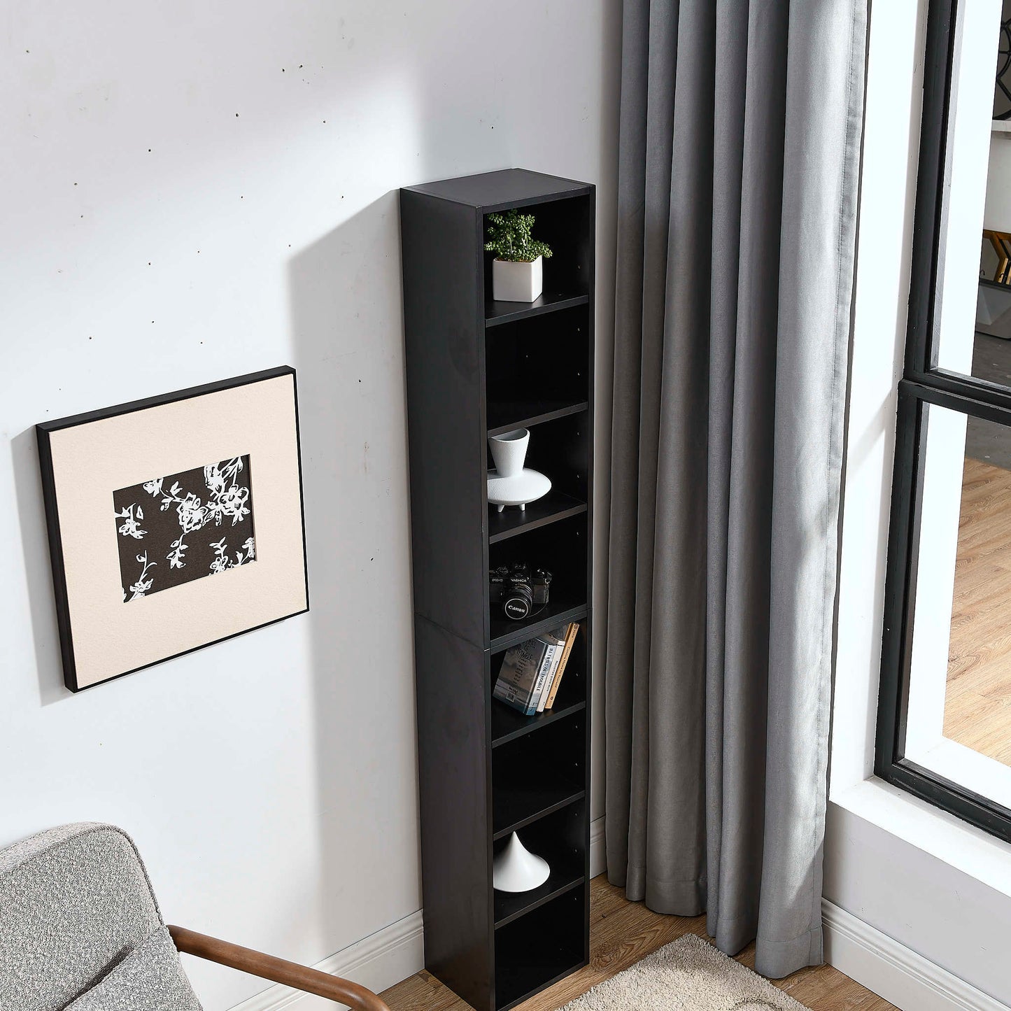 Versatile Media Tower & Bookcase