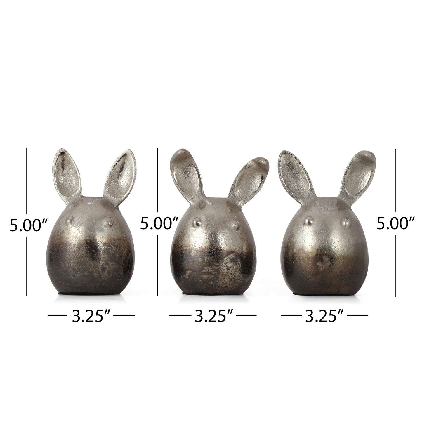 Charming Bunny Trio Decor