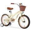Colorful Girls' Bike with Training Wheels for Ages 4-7