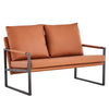 Chic Duo Sofa with Cushions