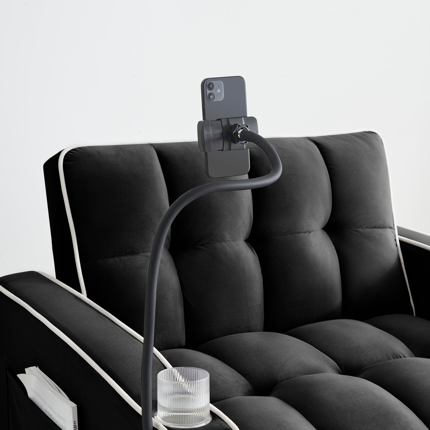 The Ultimate Velvet Sofa Bed: Stylish, Transformable Comfort with USB and Swivel Stand