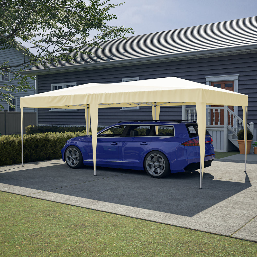 Deluxe Pop-Up Party Canopy with Sidewalls and Accessories