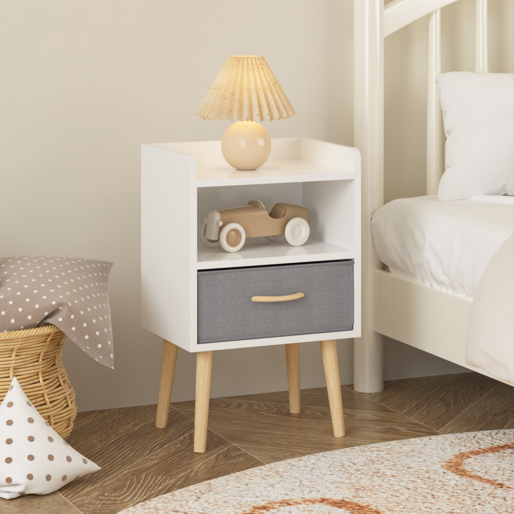 Cozy Collapsible Nightstand with Storage