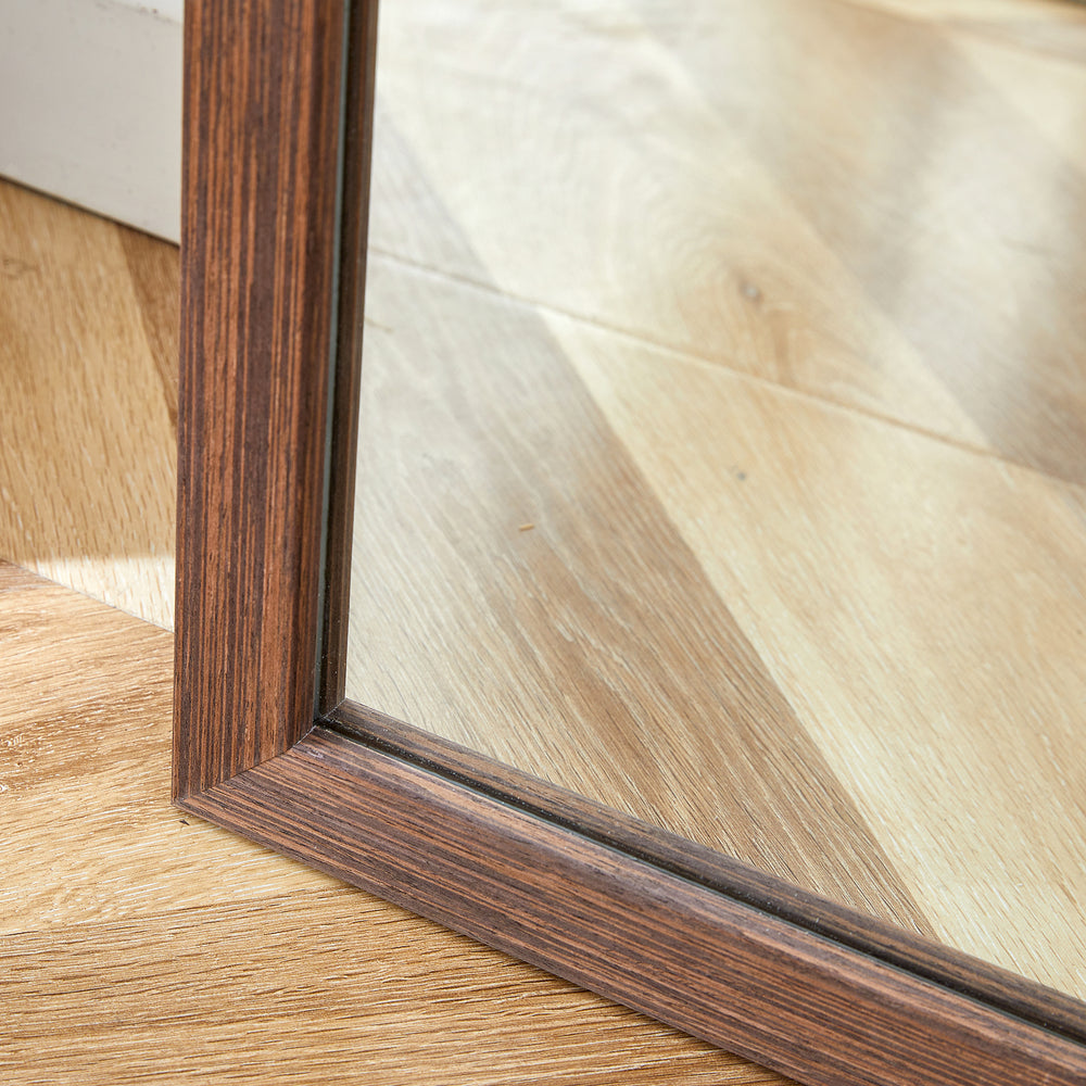 Elegant Full-Length Wooden Mirror