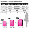 Travel Pro: Hardside Spinner Luggage Set with TSA Lock