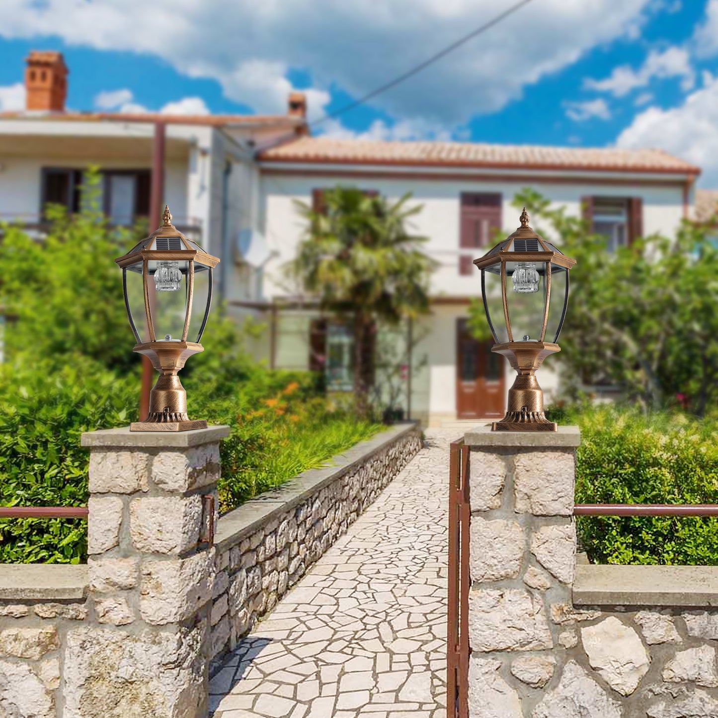 Golden Glow Solar Lanterns