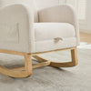 Cozy Glider Chair with Footrest - Perfect for Nursery & Living Room