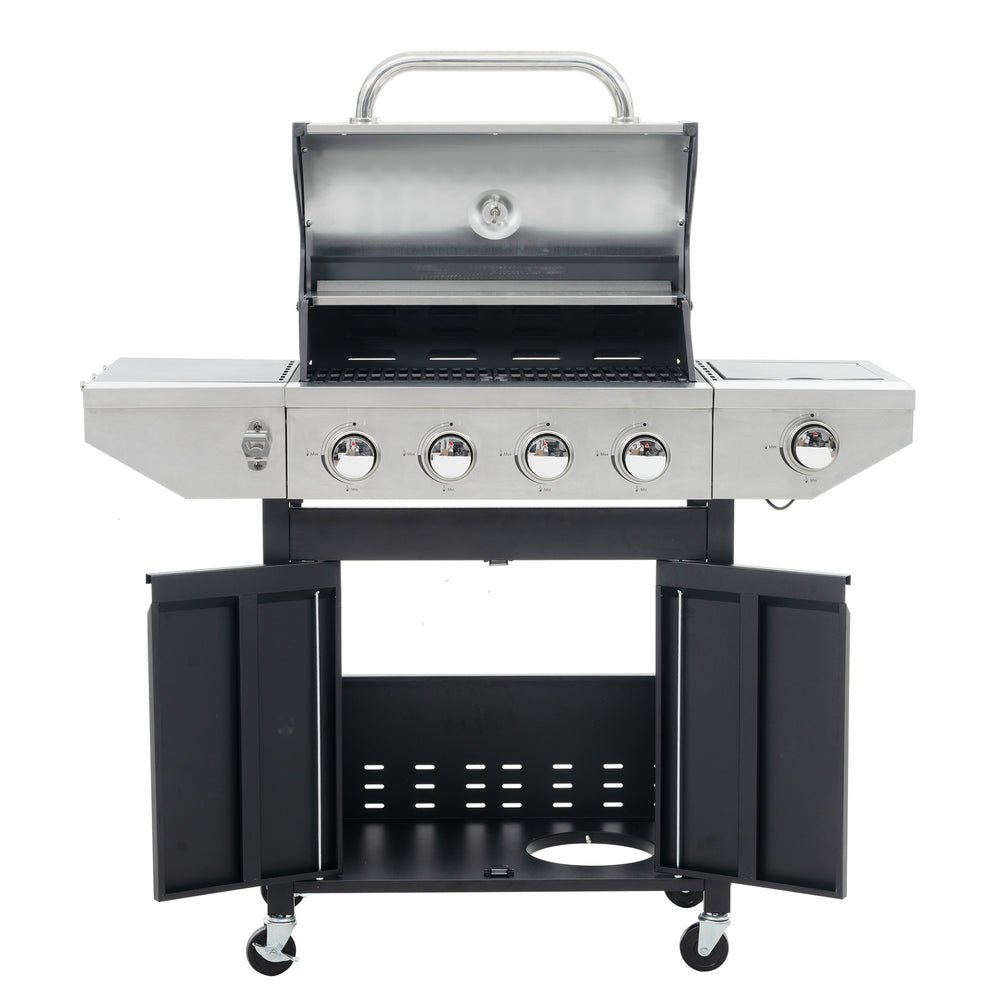 Ultimate Stainless Steel Propane Grill with Side Burner