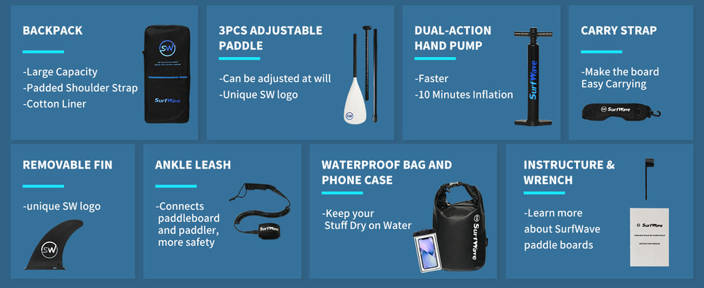 Ultimate Inflatable Paddle Board Fun Pack