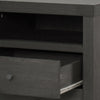 Sleek Double Drawer Nightstand