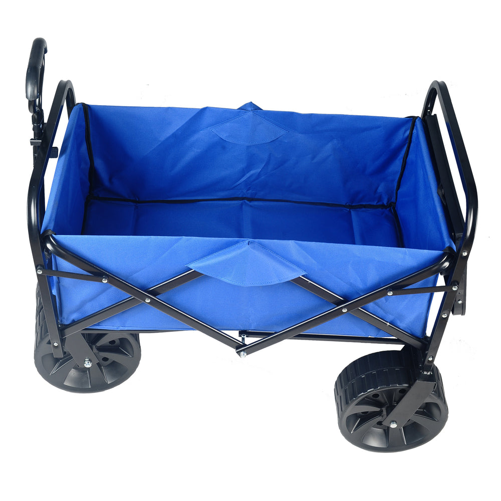 Blue Folding Wagon for All Your Adventures