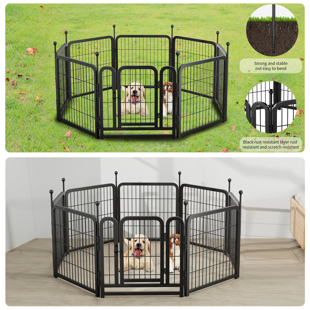 Ultimate Dog Playpen - Versatile & Foldable Pet Fence for All Sizes!