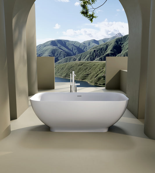 Sleek Comfort Freestanding Soaking Tub