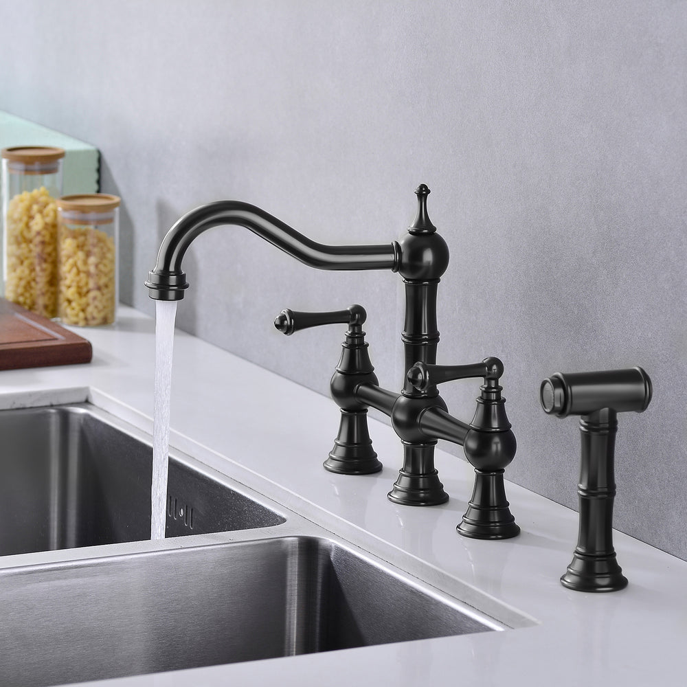 Versatile Kitchen Faucet with Pull-Out Spray