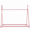 Charming Pink Twin House Bed