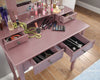 Rose Gold Vanity Set with Stool